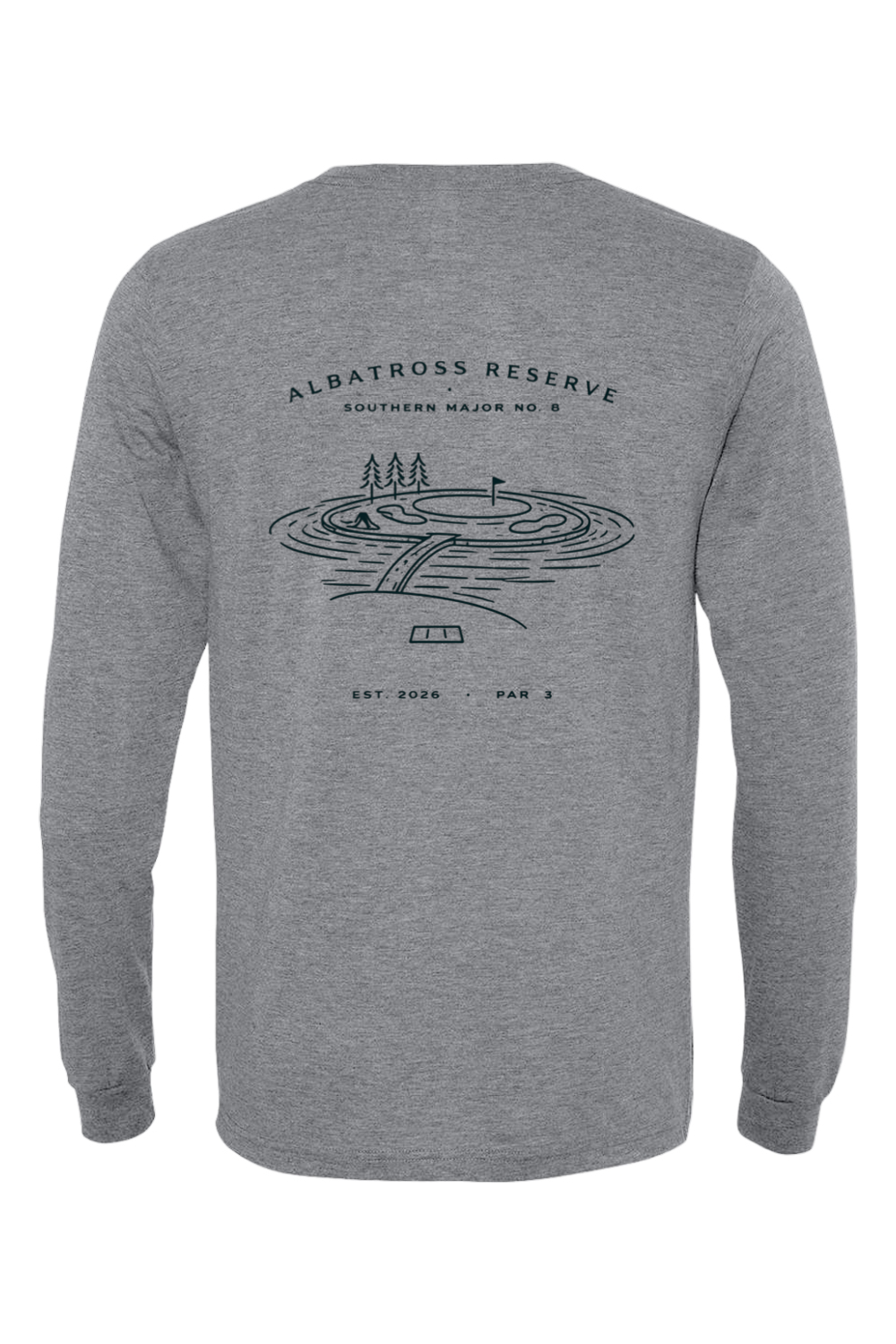 Unisex Long Sleeve Floating Par 3 Tee